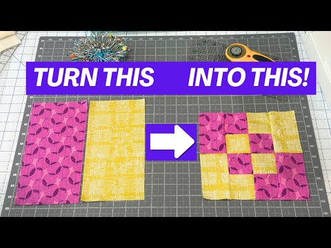 How to Sew a Disappearing 4-Patch Quilt Block