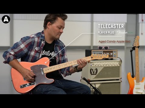 2021 Fender Player Plus Telecaster w/ Maple Fretboard and Fishman Piezo Bridge - Aged Candy Apple Red image 15