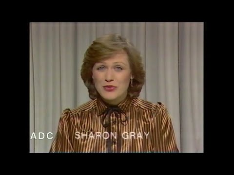 Anglia TV menu, adverts, TV-am trailer, closedown announcer Sharon Gray in-vision 8th February 1984