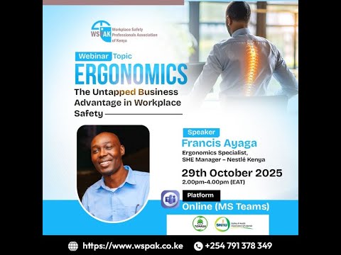 ERGONOMICS WEBINAR WSPAK