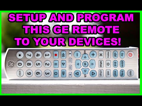 Ge 6 Device Universal Remote Control Backlit Silver 33712 Code List
