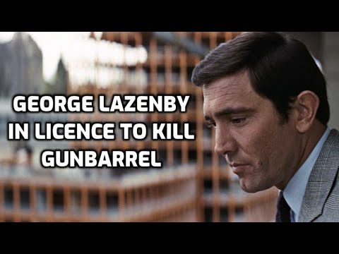 George Lazenby - James Bond 007 - In Licence To Kill Gunbarrel.