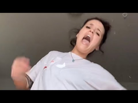 Best of “aah” girl hitting bed frame TikTok duets compilation