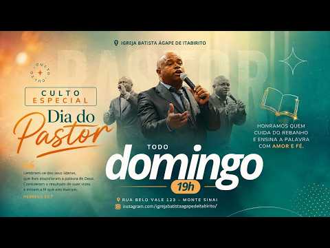 Culto Online - Especial Dia do Pastor - Igreja Batista Ágape de Itabirito - 14/06/2026