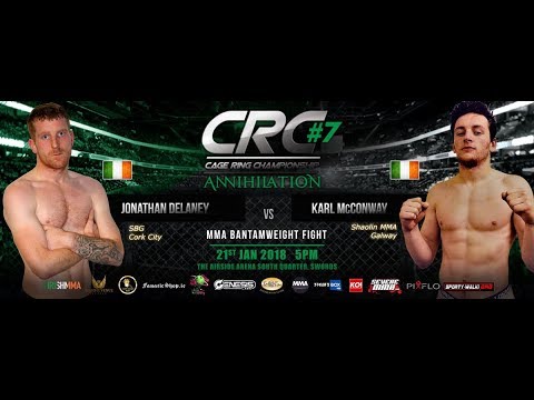 CRC 7 MMA A/M BM Jonathan Delaney (SBG Cork) vs Karl McConway (Shaolin MMA)