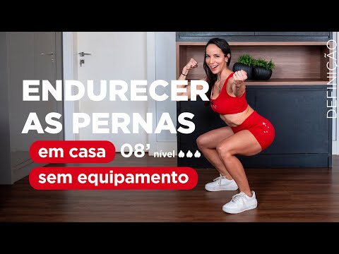 DESAFIO PRA ENDURECER AS PERNAS EM CASA RAPIDO - sem equipamento - Carol Borba