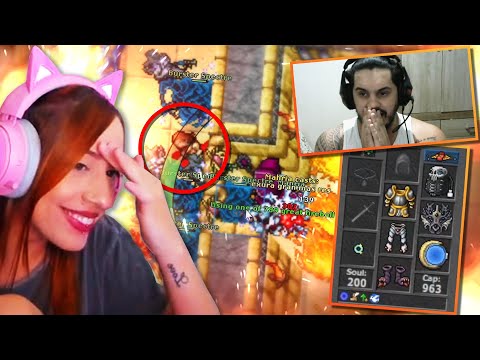 BREAKING THE KEYBOARD, RAGE "400" SHIELD and FULL PROFT GAZ'HARAGOTH - TibiaClips #TibiaFerumbrinha🧙