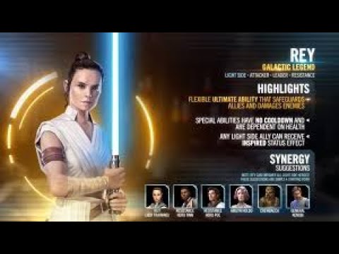 How to Easily Beat Tier 4 and 5 of the Galactic Legend Rey Event | SWGOH: Star Wars Galaxy of Heroes