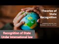 Recognition Of State In International Law Legal Effects Theories Of Recognition Part 1