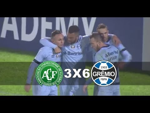 Chapecoense 3 x 6 Grêmio - Gols & Melhores Momentos - Brasileirão 2017