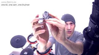 Video thumbnail for One Kit One Cam One Man - New necessity hi hat clutch Pearl rapid lock super grip HCL 205 QR by Benno Sattler