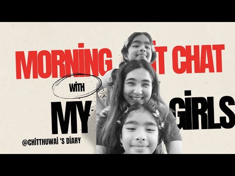 Morning Chit Chat with my girls❤️💎❤️#blessedmommytreza