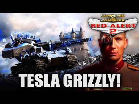 Red Alert 2 | TESLA GRIZZLY TANK!