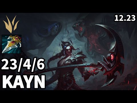 Kayn Jungle vs Dr. Mundo - EUW Master | Patch 12.23