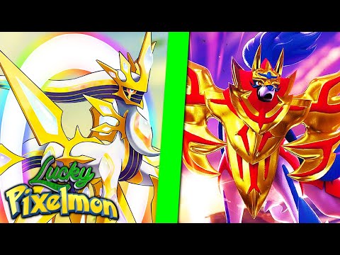 Minecraft LUCKY PIXELMON - ZAMAZENTA vs ARCEUS ! NÃO ACREDITO NESSA BATALHA !!