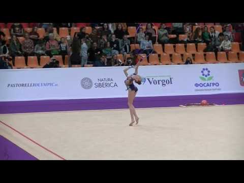 Ekaterina Chaplina (RUS)  hoop  Grand Prix Moscow 2017