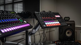Bank Holiday Upfront Acid House / Techno Jam - 135bpm - TR-8S,  MC707, TD-3, Novation peak