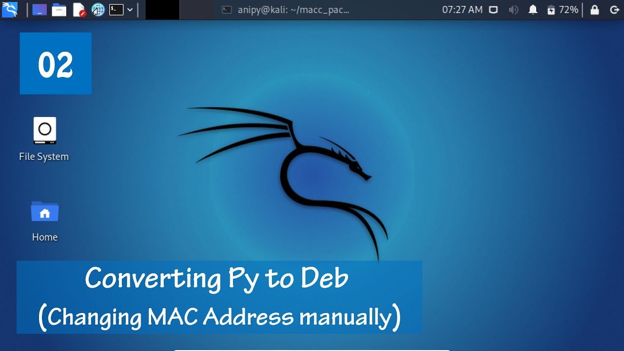 Converting Python Script to Debian Package - Changing MAC address manually