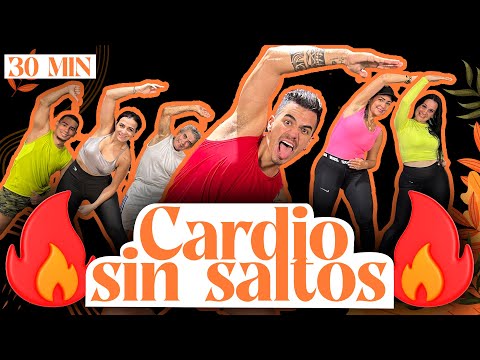 🏠🔥RUTINA de CARDIO SIN IMPACTO para BAJAR DE PESO - EJERCICIOS para PRINCIPIANTES en CASA