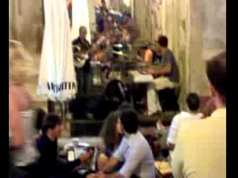 Charamira jazz band di Trapani in via Garibaldi-Trapani