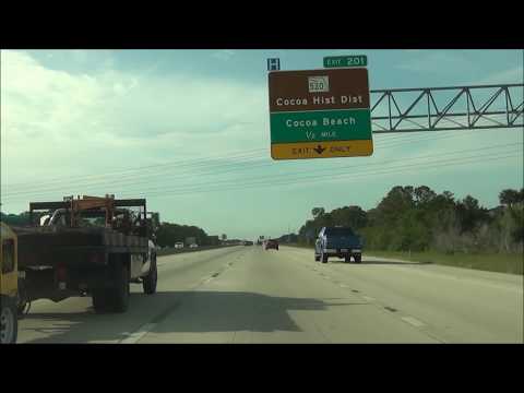 Florida - Interstate 95 South - Mile Marker 220 to 200