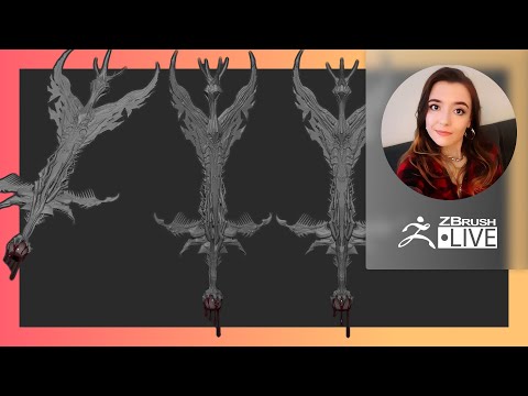 Creature & Character Concept Sculpting - Ashley A. Adams "A_Cubed" - ZBrush 2021.7
