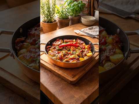 Oběd z jednoho kastrolu 🍺 (Rozmontovane ražniči)  #ostravskygastrošef #recept #eintopf