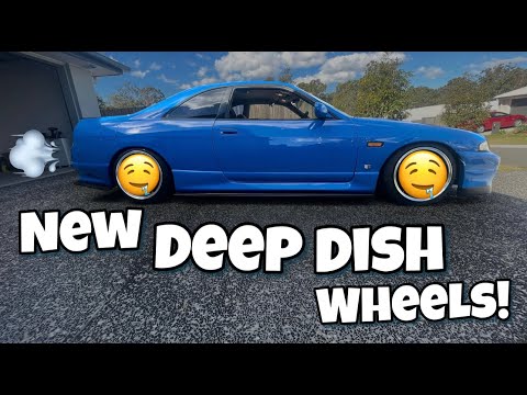 R33 GETS DEEP DISH WHEELS! || UNBOXING