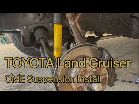 OME Suspension Install 100 Series Land Cruiser