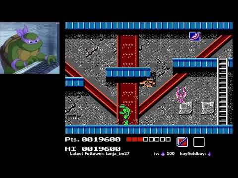 TMNT 1 [NES] | How To Beat The Dam Level |