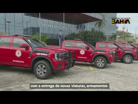 Governo do Estado reforça segurança pública com entrega de fuzis e novas viaturas