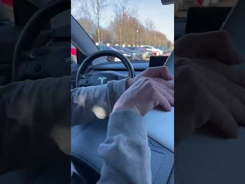 Get the most out of your Tesla's charging time by using our Steering Wheel Table - Tesla Model 3 / Y