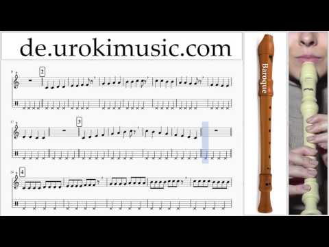 Blockflöte B. Lernen Sam Smith Stay With Me Teil#1 Blockflötenunterricht Noten Schule Lied Lehrer