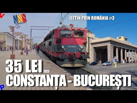 Constanta-Bucuresti cu trenul la reducere | Ieftin prin Romania #3