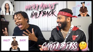 CARDI DISS!? | Nicki Minaj - Half Back | REACTION