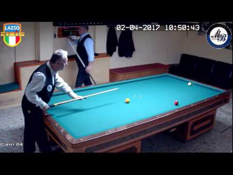 Chiruzzi vs Rubini 2 Cat - 3ªProva Camp.Regionale - CSB Martino's Billiards(LT) 1/2Apr2017