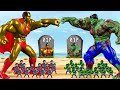 Recuse Team HULK Family Vs SUPERMAN GOLD Attack Evolution HULK Returning From The Dead SECRET