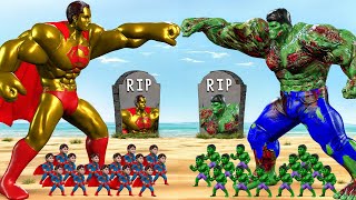 Download lagu Recuse Team HULK Family Vs SUPERMAN GOLD Attack Evolution HULK: Returning from the Dead SECRET mp3