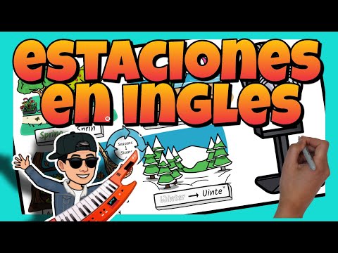 ☀ Las ESTACIONES en INGLÉS con CANCIÓN 🎶 para NIÑOS