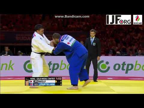 World Championship 201, Gold Medal fight -100kg, LIPARTELIANI (GEO)-WOLF (JPN)