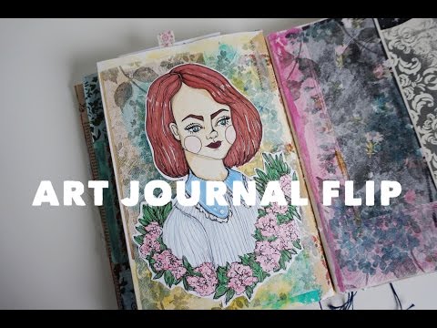 Completed Art Journal Flip Through