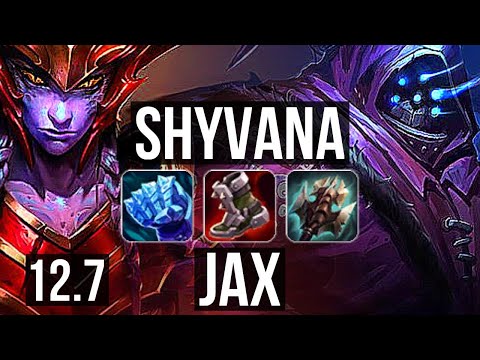 SHYVANA vs JAX (TOP) | 10/1/7, 900+ games, 1.1M mastery, Godlike | EUW Grandmaster | 12.7