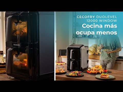 Miniatura del vídeo: Cecotec Cecofry DuoLevel 12000 Window