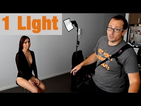 LIVE Photoshoot - Single light portraits