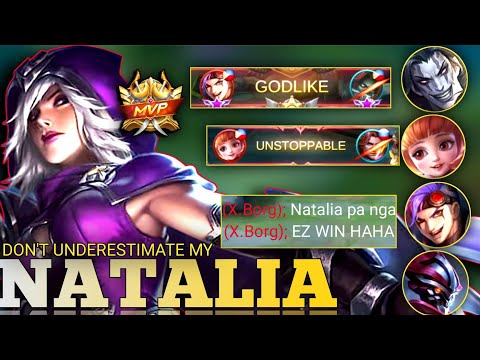 THIS IS WHY NATALIA IS THE BEST SUPPORT IN TEAM FIGHT | NATALIA BEST ROTATION GAMEPLAY - MLBB.