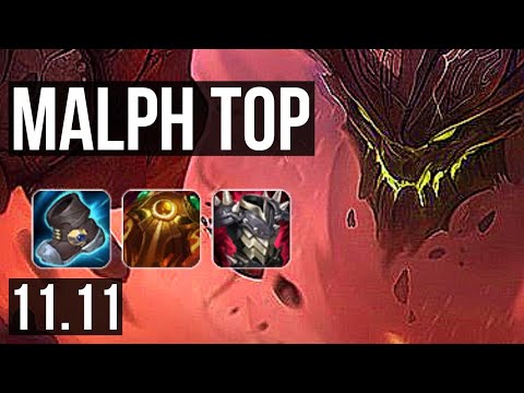 MALPHITE vs RUMBLE (TOP) | 8/1/0, 400+ games, Godlike | EUW Master | v11.11