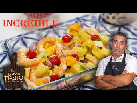 Esta ENSALADA CAMPERA se convertirá en tu FAVORITA, esta de escandalo y es muy FACIL