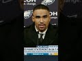 Jalen Hurts after win over Vikings: 'I just want to WIN, I don't care how it looks.' #shorts