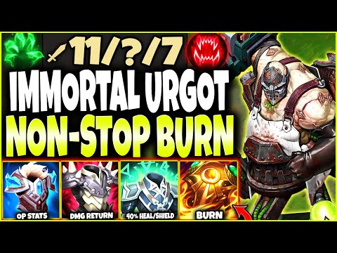 New OP IMMORTAL Urgot Season 12 Build ~ NON-STOP BURN DAMAGE 🔥 LoL Top Urgot Preseason 2022 Gameplay