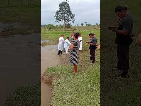 batismo da igreja petecostal humildade de Cristo e Ecoporanga Espírito Santo